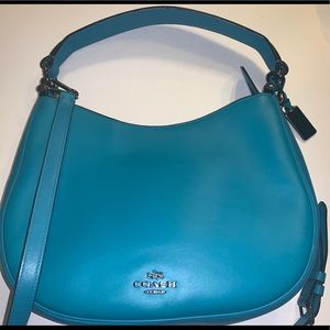 SOLD!!!  Turquoise Leather Crossbody Bag